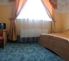 Номер эконом с 1 двуспальной кроватью в Ельцовский