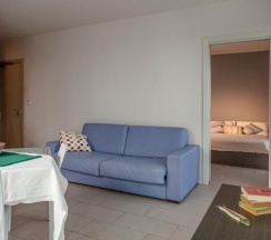 Двухместные семейные апартаменты c 1 комнатой двухъярусная кровать в Residence Sunrise Cesenatico