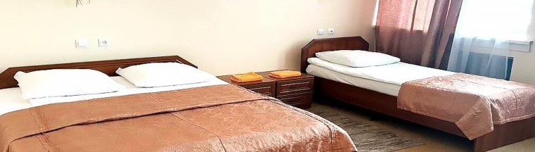 Трехместный номер Эконом в Smart Hotel KDO Новосибирск