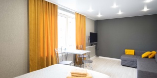 Петрозаводск: Апартаменты Olivinn на улице Горького 24