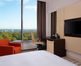 Двухместный номер Deluxe с красивым видом из окна двуспальная кровать в DoubleTree by Hilton Moscow-Vnukovo Airport