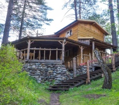 Бунгало с беседкой в Altai star