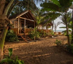 Бунгало с видом на море в Goa Cottages Agonda