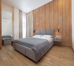 Семейный двухкомнатный с балконом в Vista mare