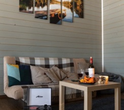 Шале в японском саду в Шале Мануки эн