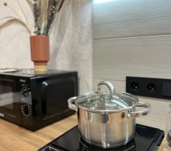 Двухместные апартаменты c 1 комнатой (двуспальная кровать) в Апартаменты у Аэропорта 3 минуты