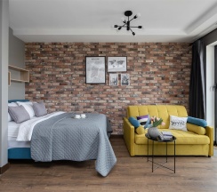 Megapolis - 4х местные апартаменты на 7 этаже ЖК бизнес-класса D1 в Smart Lofts Moscow