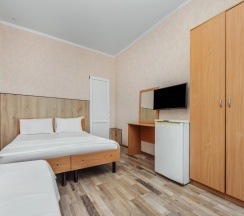 Трёхместный номер семейный Standard с балконом и с красивым видом из окна в Green rent
