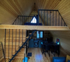 Апартаменты c 1 комнатой с балконом в Шале Gold cottages Kazbegi