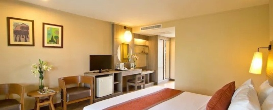 Двухместный номер Superior с видом на бассейн 2 отдельные кровати в Green Park Resort