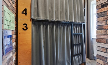 Однокомнатный 6 местный номер женский (санузел общий - на этаже) в Б-34