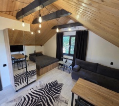 Двухместный номер Standard Мансарда рядом с пляжем двуспальная кровать в Бунгало у реки