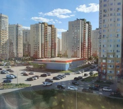 Квартира в Апартаменты на ул. Первоцветная, д. 1 (65)