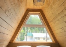 Дом A-frame с квадро-баней в 4 сезона