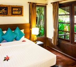 Двухместное бунгало Deluxe двуспальная кровать в Курортный отель The Fair House Beach Resort & Hotel