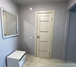 Двухместные апартаменты c 1 комнатой с балконом (двуспальная кровать) в Квартира Посуточно в Ишиме у вокзала 32 м² 1-комн