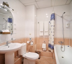 Cтандарт с двумя раздельными кроватями в Центральный by USTA Hotels