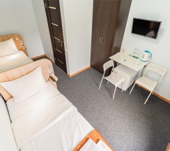 Стандарт с двумя односпальными кроватями в Eagle House Inn