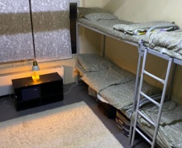 Кровать в общем номере в Хостел мира