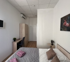 Двухместный стандарт с двуспальной кроватью (DBL) на 5 этаже в Boho Centr Nevsky 140 Hotel