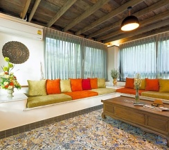 Двухместная вилла двуспальная кровать в Kata Tranquil Villa