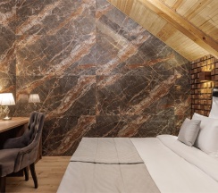 Делюкс с балконом и видом на горы в Stellar collection chalet, Krasnaya Polyana