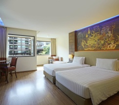 Двухместный номер Deluxe 2 отдельные кровати в Novotel Phuket Vintage Park Resort