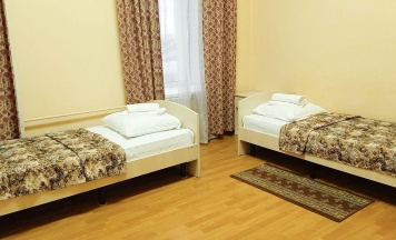 Кровать в 2-местном общем номере в Smart Hotel KDO Саранск