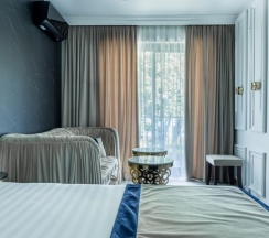 Двухкомнатный Де Люкс с видом на море и балконом в Дольче вита клаб