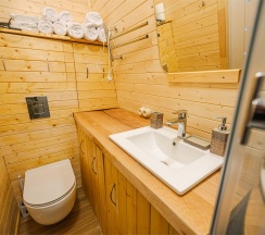 Панорамный эко-дом с горячей купелью в Дух природы