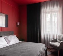 Двухместный номер Superior (двуспальная кровать) в Апартаменты Red room в NikolaevBuilding