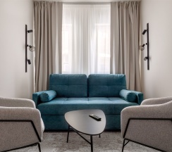 Семейный Люкс с 1 кроватью King-size или 2 односпальными кроватями 90х200см в Нега