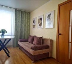 1-комнатные апартаменты студия город Чебаркуль, ул.Заря, д.29а (мансарда) в Уютная студия на улице Заря 29Б