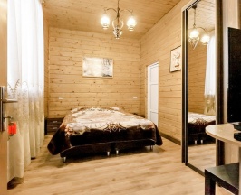 Двухместный номер Standard с красивым видом из окна двуспальная кровать в Чегет