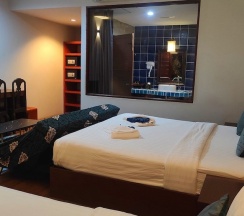 Двухместный номер Standard с балконом и с видом на сад 2 отдельные кровати в Foresto Sukhothai Guesthome
