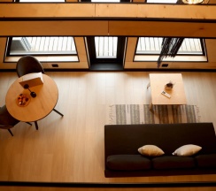 Коттедж с видом на реку в Vuoksa Camp