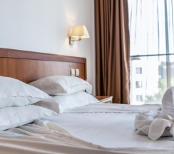 Апартаменты c 1 комнатой с балконом в Prestige Hotel and Aquapark