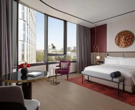 Двухместный полулюкс Club Lounge Access с террасой двуспальная кровать в InterContinental Tashkent, an IHG Hotel
