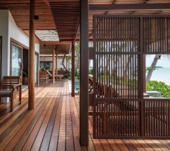 Вилла with Private Pool с 2 комнатами рядом с пляжем в Banana Fan Sea Resort