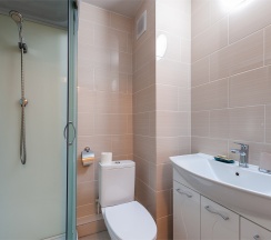 Стандартный номер с балконом на двоих и видом на море (корпус Б) в Оптимист