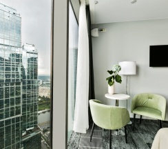 Стандарт для двоих в Федерации 53 этаж в Panorama city hotel