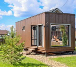 Дом с баней и мангалом LUNA 4 в Luna