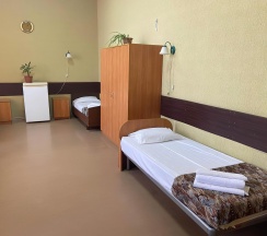Номер эконом с 4 односпальными кроватями в Smart Hotel KDO Сызрань