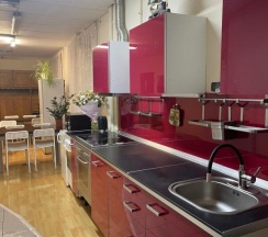 Кровать в общем номере в Hostel POPLAWOK