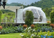 Тент с видом на сад в Oh La La Glamping Khaoyai