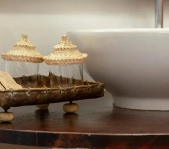 Двухместная вилла с видом на реку (двуспальная кровать) в Tohsang Heritage Khongjiam