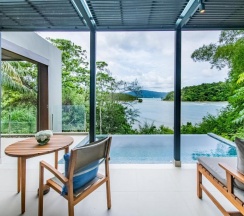 Люкс с бассейном Grand с 2 комнатами с видом на море в Anantara Layan Phuket Resort