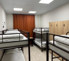 Кровать в общем номере (мужской номер) в Prime hostel