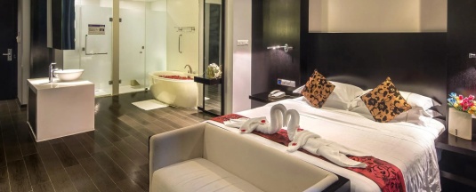 Номер Deluxe с красивым видом из окна в Guangdong Nanmei Osotto Hotel