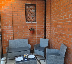 Премиум Люкс с кроватями TWIN/DBL и большой террасой с видом на горы в Цитрус